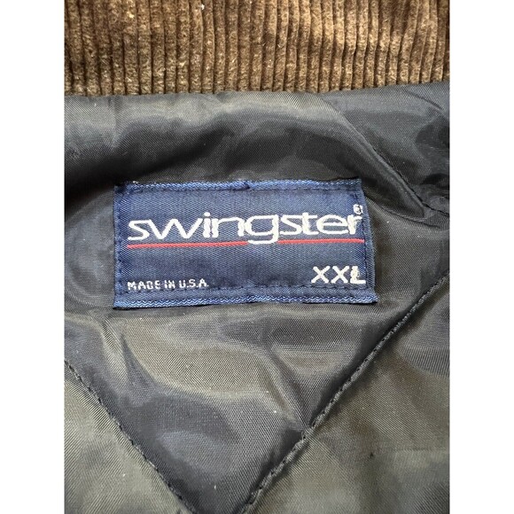 Vingtage Canvas Jacket Corduroy Collar Swingster Carhartt Style | Tan | Mens XXL - Picture 10 of 16